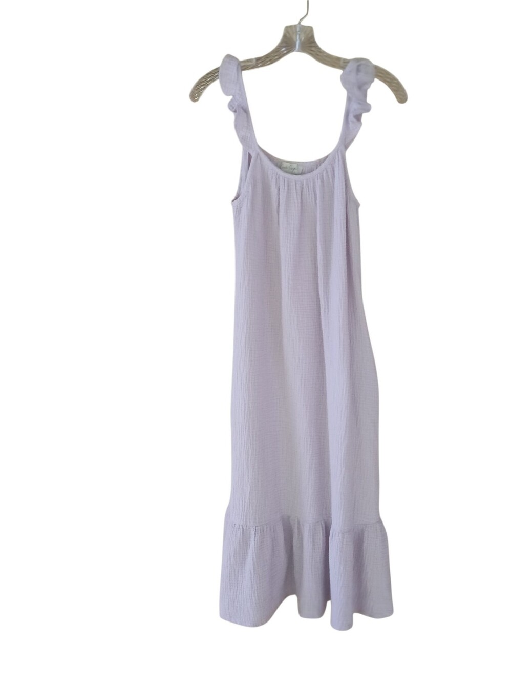 Charlie Paige Lavender Sleeveless Gauze Midi Dress Medium